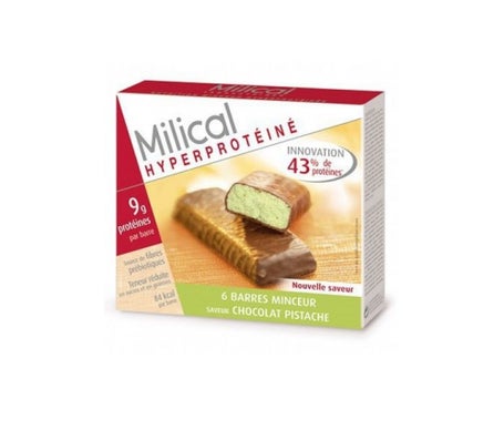 Milical Barre Hyperproteinée Chocolat Pistache