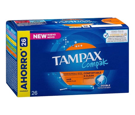 Tampax Compak Super Plus 26uts