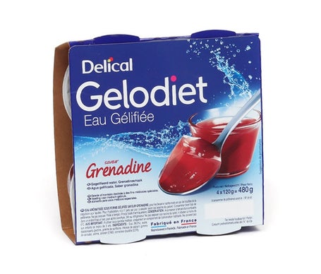 Delical Gelodiet Eau gel gren 4X120