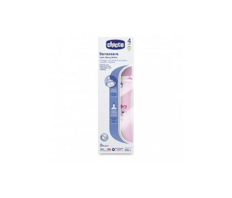 Chicco Biberon Wp Rose Rose Rose 330 Silicone Quick Flow