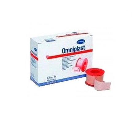 Omniplast™ Sparadrap en tissu Rose 5 m x 2,5 cm 1 u.