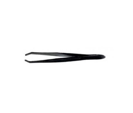 La Fleur Pince à épiler noire 1pc