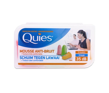 Quies Mousse Anti-Bruit 3 Paires