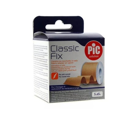 Artsana Esparadrapo Pic Classic Fix Tejido Color Piel 5 M X 5 Cm