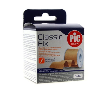 Artsana Esparadrapo Pic Classic Fix Tejido Color Piel 5 M X 5 Cm