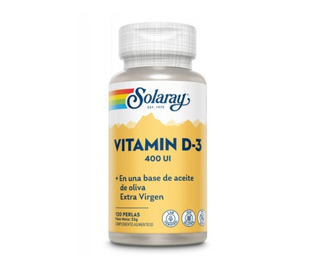 Solaray Vitamine D3 400Ui 120caps