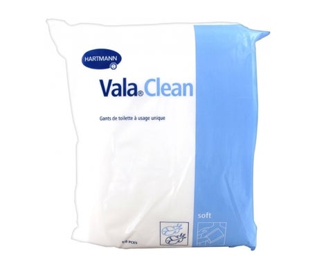 Hartmann Vala Clean Gants De Toilette Usage Unique 50 Pièces
