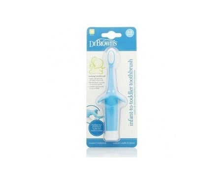 DRBROWNS DR. BROWN'S Cepillo de Dientes Natural Flow Azul