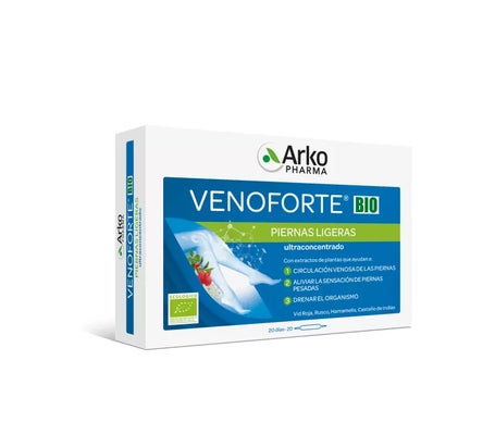 Arkopharma Venoforte BIO Jambes Légères 20 ampoules