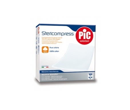 Gaze stérile Pic Stericompress 10X10Cm 50 gaze stérile