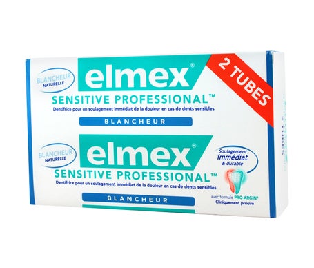 Elmex Sensitive Dentifrice Professional Blancheur 75ml lot de 2