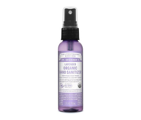 Dr Bronner's Spray Désinfectant Organique Mains Lavande 60ml