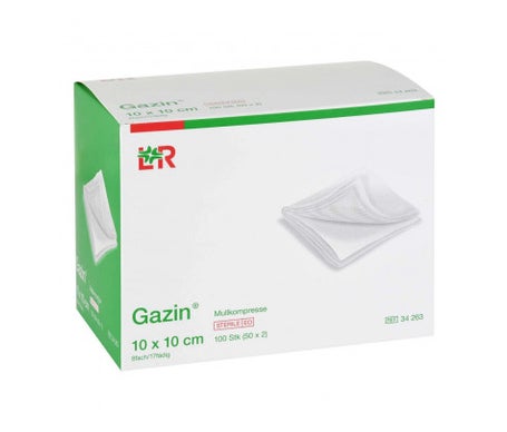 Lohman & Rauscher Gazin Compresse de Gaz 10 x 10 cm Boite de 100 pièces
