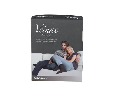 Veinax Coton Chaussette Homme Noir TN3 1 Paire