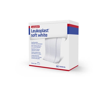 Leukoplast Soft White Pansement Bande 6cm x 5m