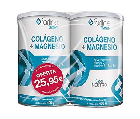 Farline Collagen Magnesium Neutral Pack 2x400g