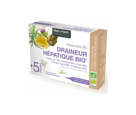 Nat&Form Amp Drain Hepat Bio10ml20
