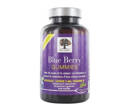 New Nordic Blue Berry 60 Gummies