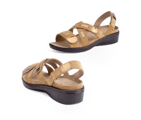 Gibaud Podogib Biella Zapato Chut Mujer Dorado Talla 39 1 Par