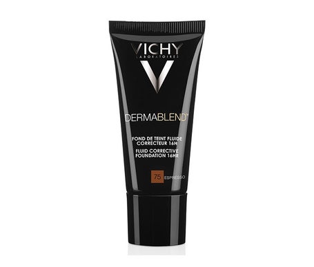 Vichy Dermablend Fond De Teint Fluide Correcteur 16h 75 Espresso 30ml