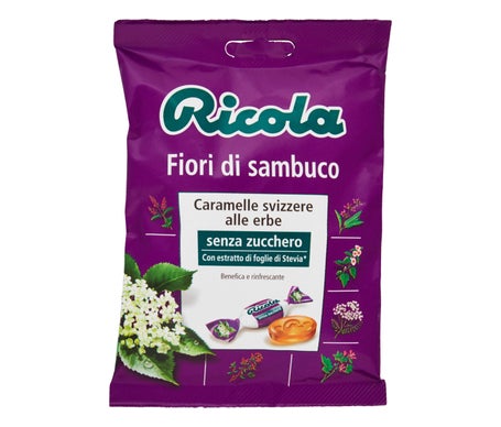 Ricola Caramelo Flor de Sauco sin Azúcar Bio 70g