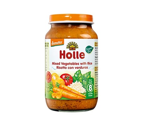 Holle Potito Verduras Con Arroz +8 Meses 220gr