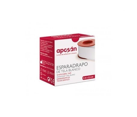 Aposan plâtre blanc en tissu 5x2,5cm 1ud