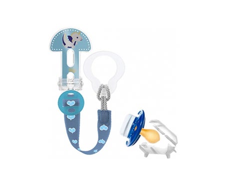 Sucette pour bébé Mam Clip It ! bleu