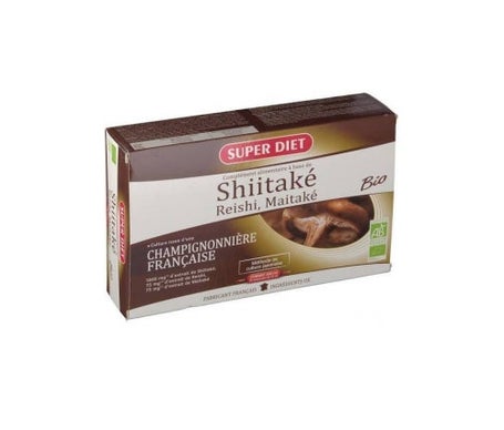 Super Diet Shiitake Bio Reishi Maïtaké 20 ampoules