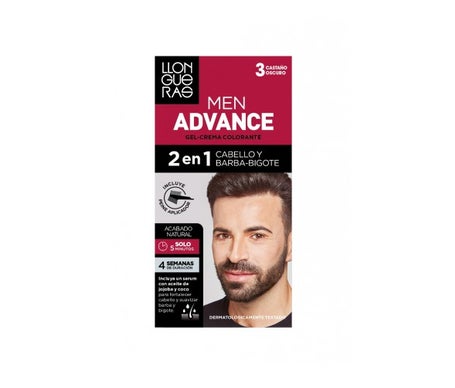 Llongueras Kit Homme Advance Colorant Gel Crème 3 Brun Foncé