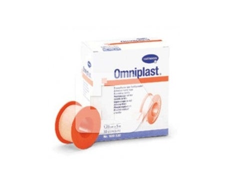 Omniplast™ esparadrapo rosa tela hipoalérgico 5MX1,25CM 1ud