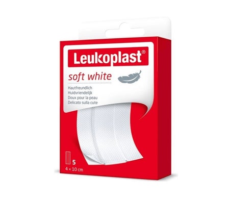Leukoplast Soft Whit Pans 10X4Cm 5
