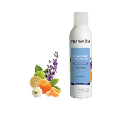 Pranarom Spray SueÃ±O Y RelajaciÃ³N Atmosfera Y Tejidos Bio - Aromanoctis 150 Ml (Mandarina - Naranja - Lavanda - Manzanilla)-image