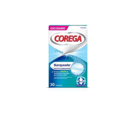 Corega™ Blanqueador 30 tabletas efervescentes efervescentes