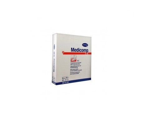 Medicomp compresses stériles10 x 10 cm 10 sachets 2 u.