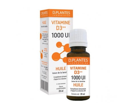 D.Plantes Vitamine D3++ 1000 Ui Huile 20ml