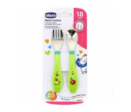 Chicco POSATE INOX 18M+ VERT