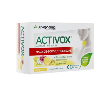 ACTIVOX ADOUCISSANT GORGE MIEL CITRON 24 PASTILLES : Nez - Gorge