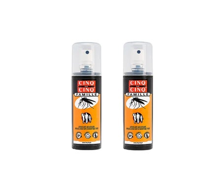 Cinq Sur Cinq Spray Famille Anti-Moustique 2x100 ml