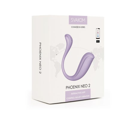 Svakom Phoenix Neo 2 Interactive App Bullet Vibrator Violet 1ut