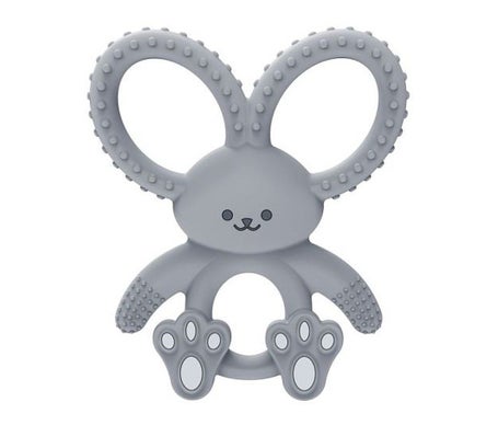 Dr Brown's Anneau de Dentition Silicone Petit Lapin Gris 1ut