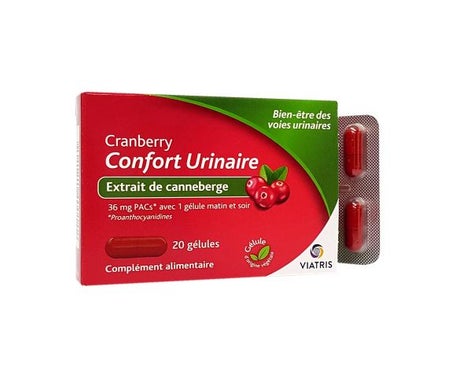Viatris Cranberry Confort Urinario 20 Perlas