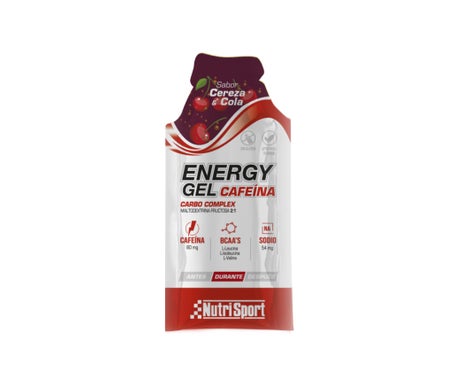 Nutrisport Energy Gel Cerise Cola Caféine 80mg 35g