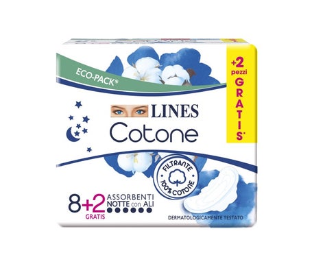 Lines Coton Ultra Nuit X 10uts