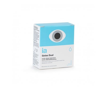 Interapothek Gouttes Oculaires Doublement Hydratantes 20x0,35ml