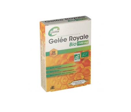 Cooper Gelée Royale Bio 1500mg 20 ampoules