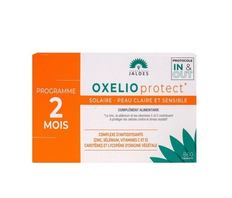Jaldes Oxelio Protect Solaire Peau Claire et Sensible 60 Capsules