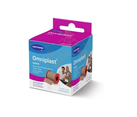 Bande adhésive Omniplast 5mx5cm 1ud