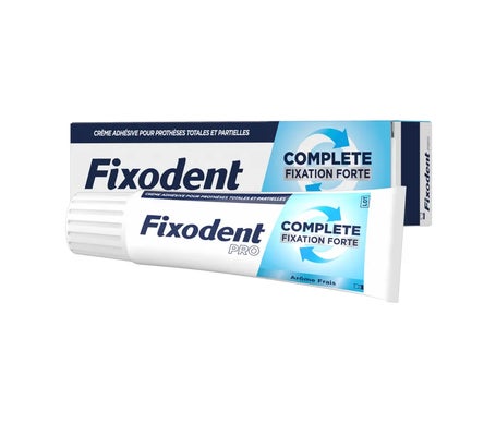Fixodent Pro Complete Fixation Forte Crème Adhésive Frais 47g