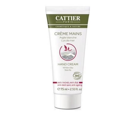 Cattier Crème Mains Anti Tâches & Anti Age 75mL